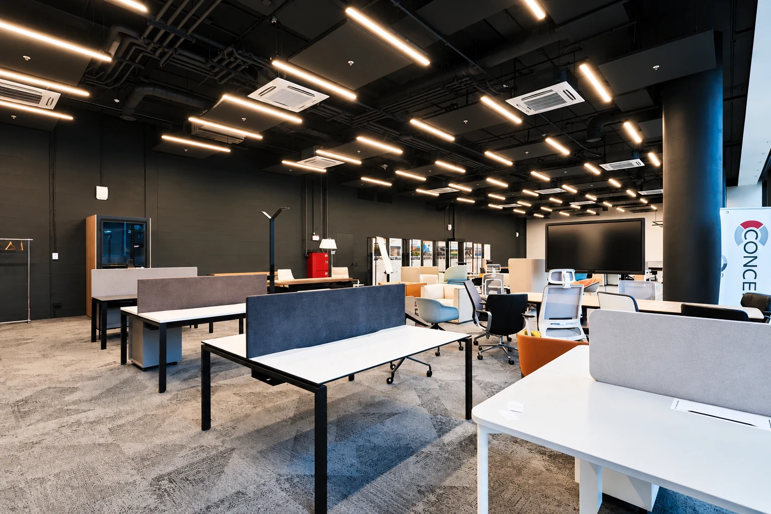 Grouped workstations