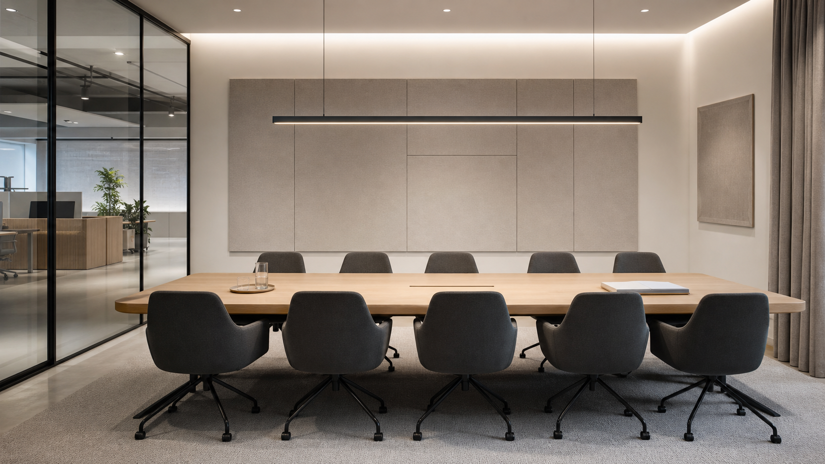 Meeting lighting illustration
